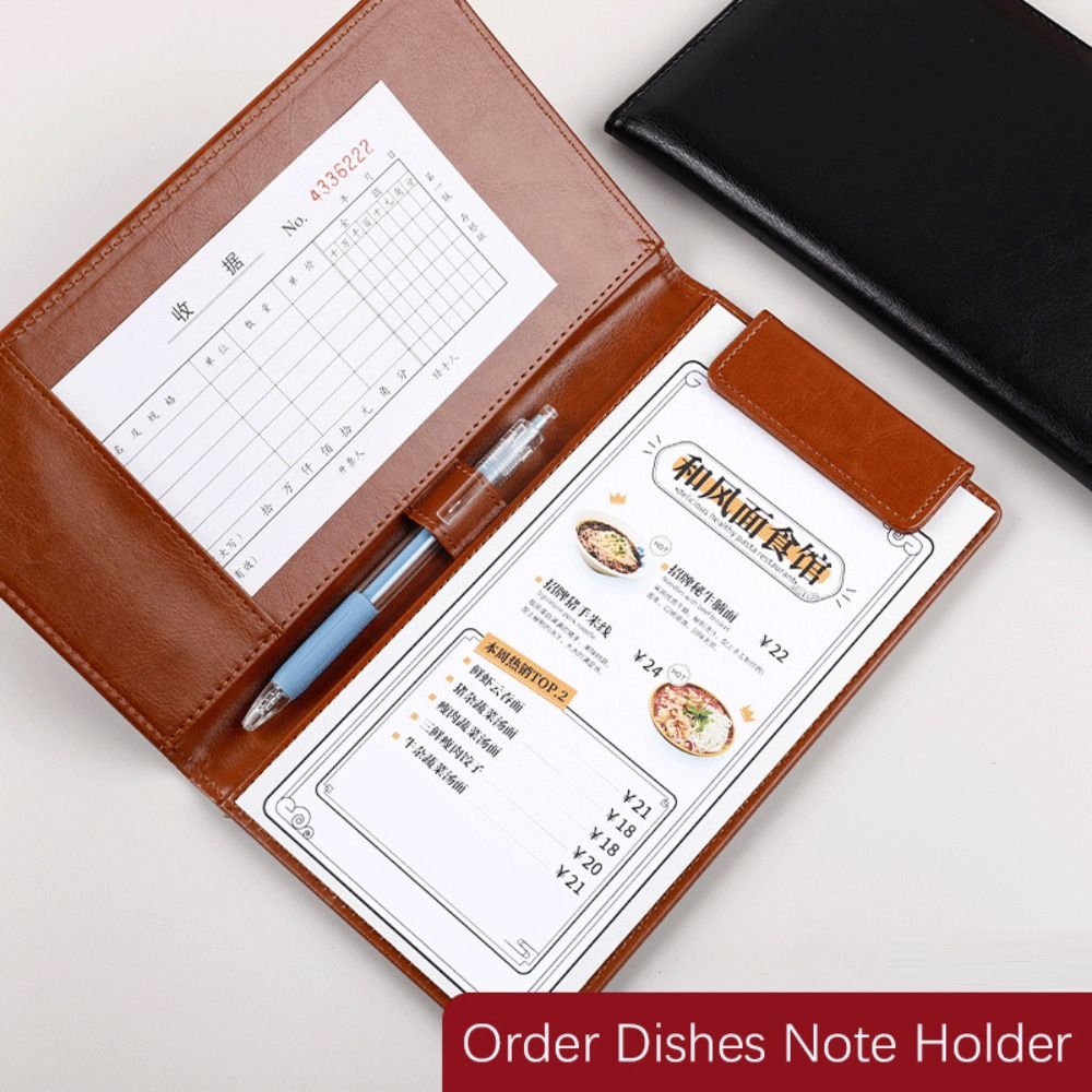 Document Scanner Portable - Portable PU Leather A6 File Folder