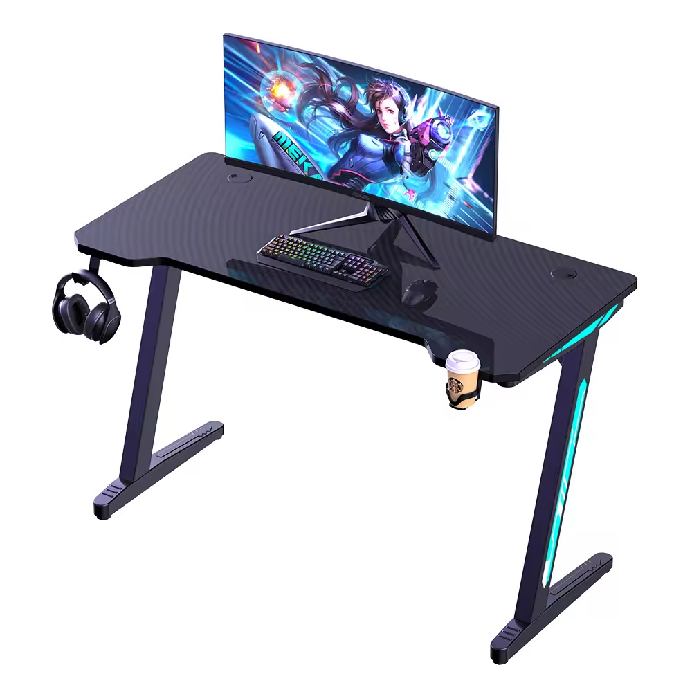 Home Office Work Table - *Z Shape Gaming Desk 47 in