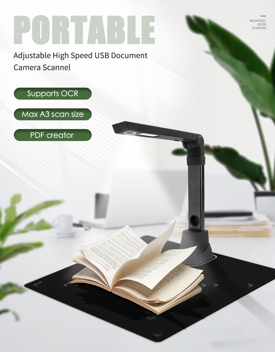 High Speed Automatic Book Scan - Document Scanner Portable 评论和价格