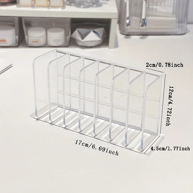 1pc Plastic Transparent 7-Slot - Home Office Work Table 评论和价格