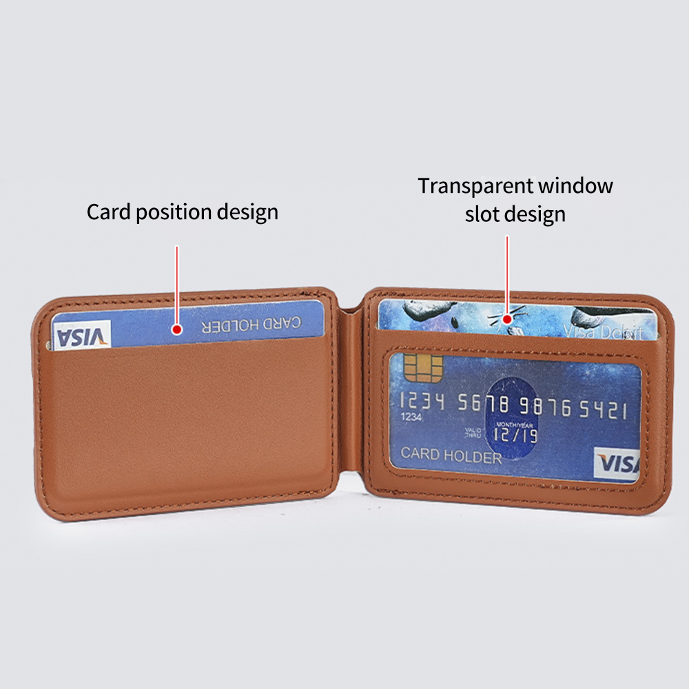 Luxury Leather Magnetic Wallet - Document Holder Stand 评论和价格
