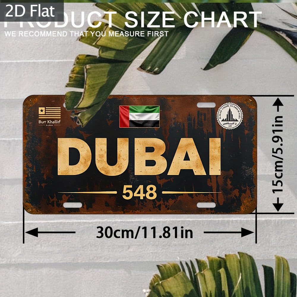 Industrial Dubai License Plate - Home Office Dubai 评论和价格