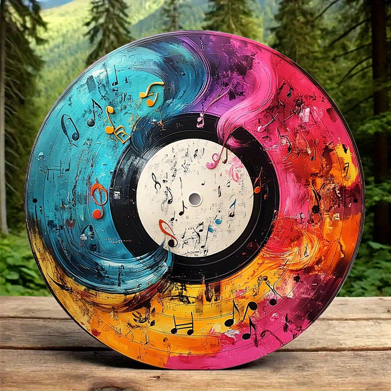 12-Inch Vibrant Vinyl Record A - Home Office Or 评论和价格