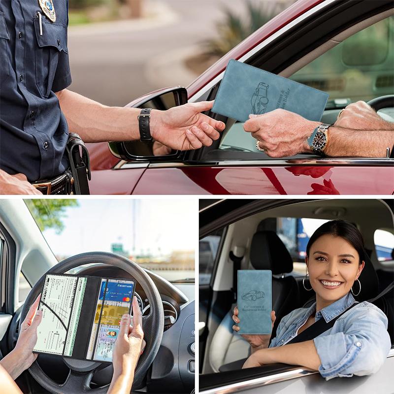 Car Registration And Insurance - Document Holder Stand 评论和价格