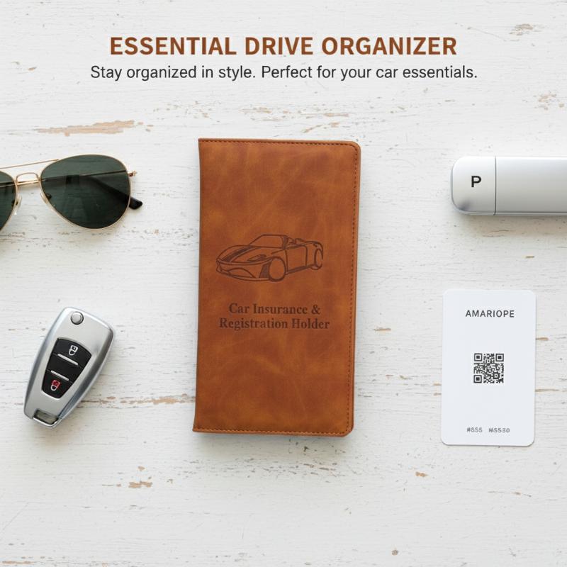 Car Registration And Insurance - Document Holder Stand 评论和价格