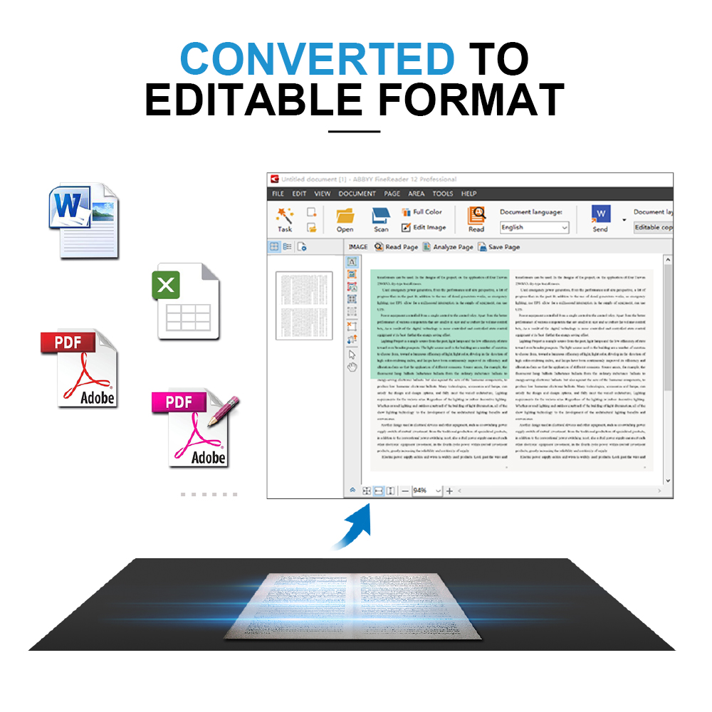 JOYUSING  L14 14MP HD Book & D - Document Scanner Portable 评论和价格