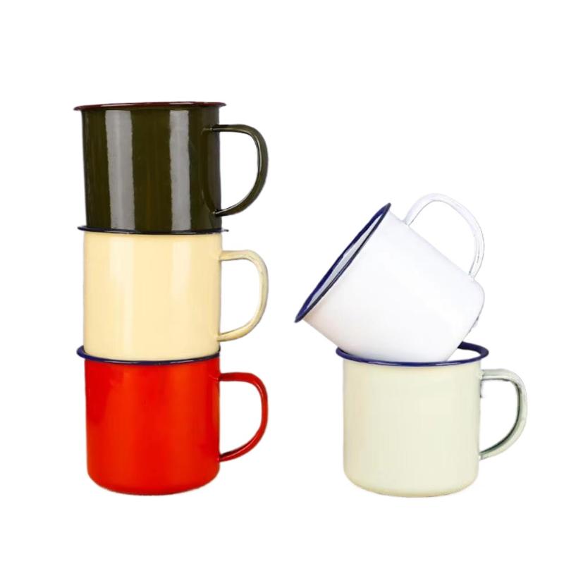 【M】Enamel Drinking Mugs Multip - Home Office Logo 评论和价格