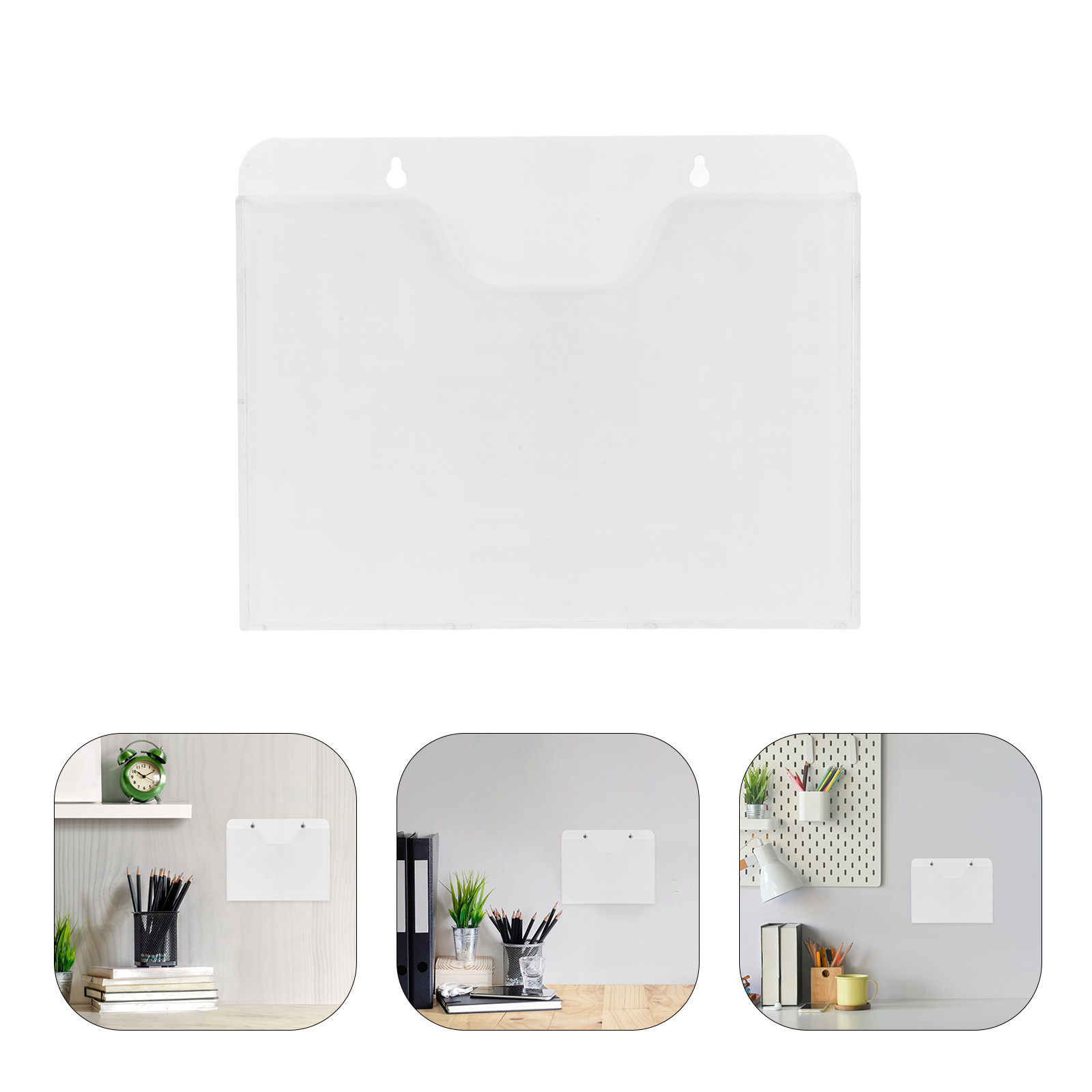 2Pcs Clear Acrylic Wall Mounte - Document Holder Stand 评论和价格