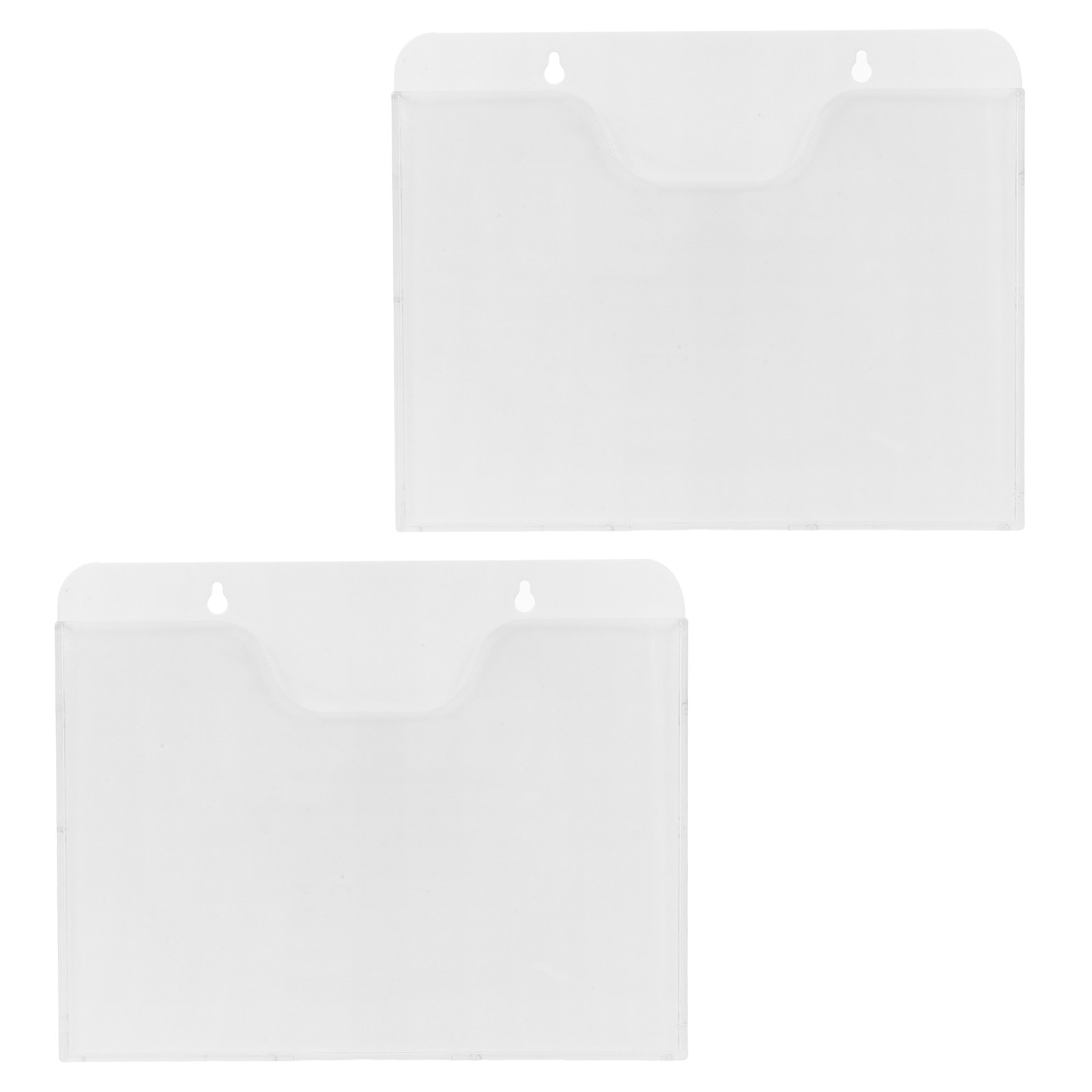 2Pcs Clear Acrylic Wall Mounte - Document Holder Stand 评论和价格