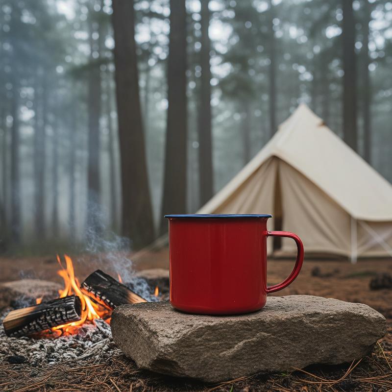 Durable Enamel Drinking Mugs C - Home Office Logo 评论和价格
