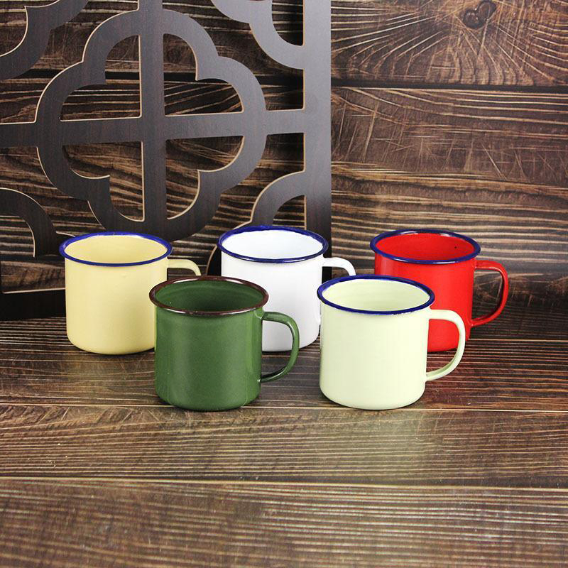 Durable Enamel Drinking Mugs C - Home Office Logo 评论和价格