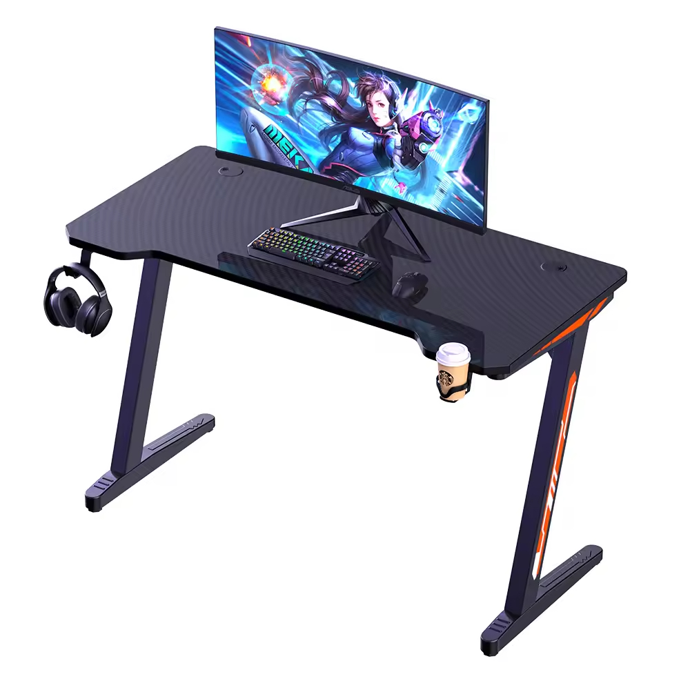 *Z Shape Gaming Desk 47 in Com - Home Office Work Table 评论和价格