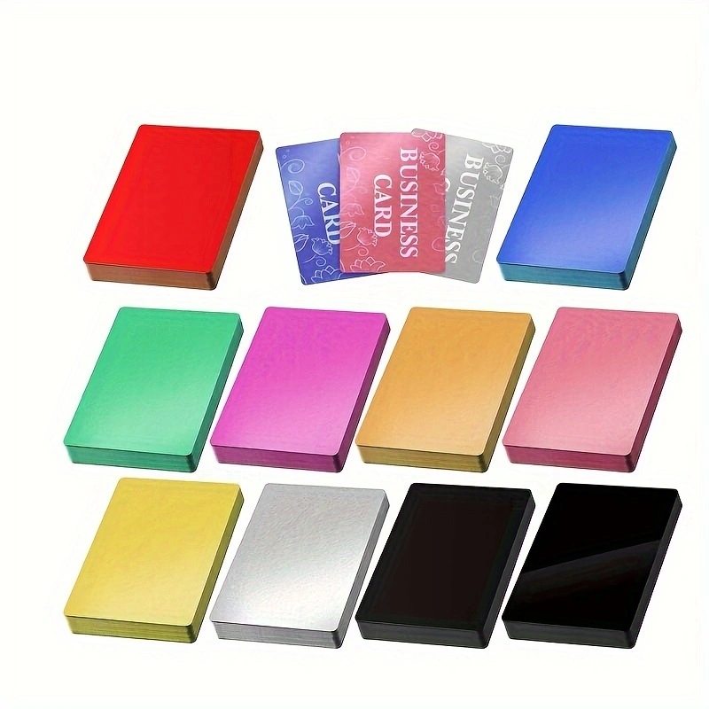 50Pcs/Set Portable Metal Busin - Home Office Logo 评论和价格