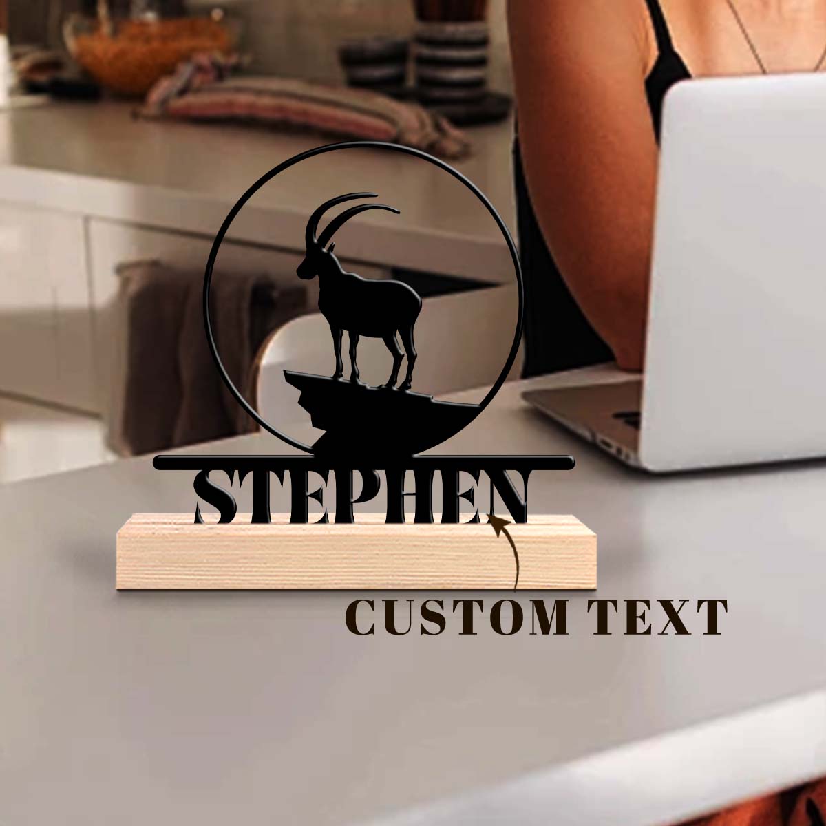 1pc Personalized Iron Desktop  - Home Office Or 评论和价格